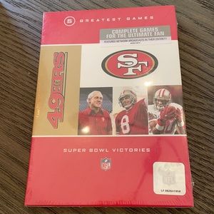 49'ers DVD Best of Super Bowl Victories brand new